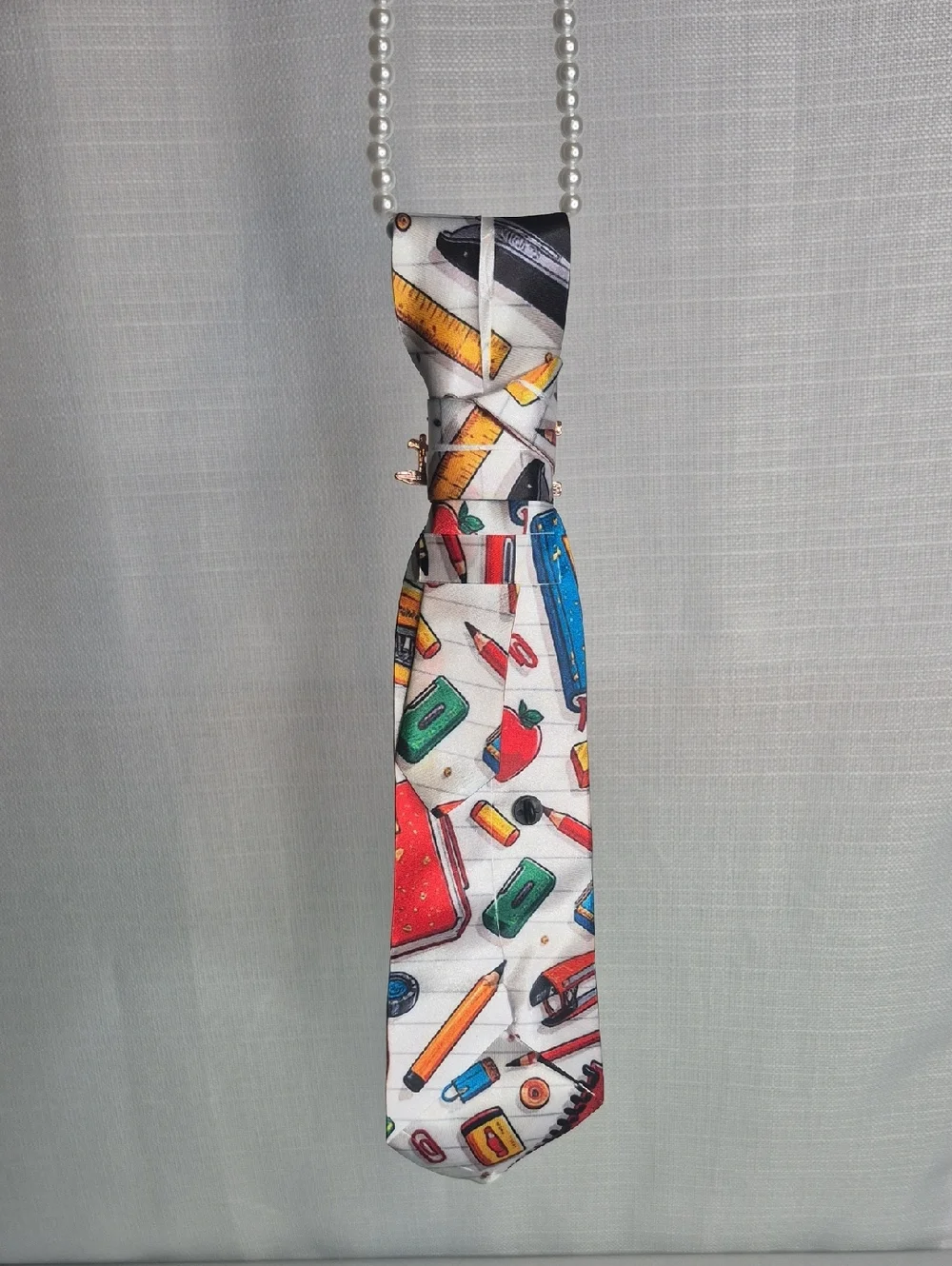 Handcrafted Luxury Fashion Necktie Necklace 📿 (THE TEACHER'S PET)